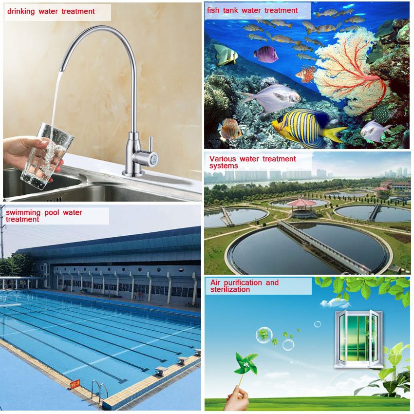Applicable places of 11W UVC lamp